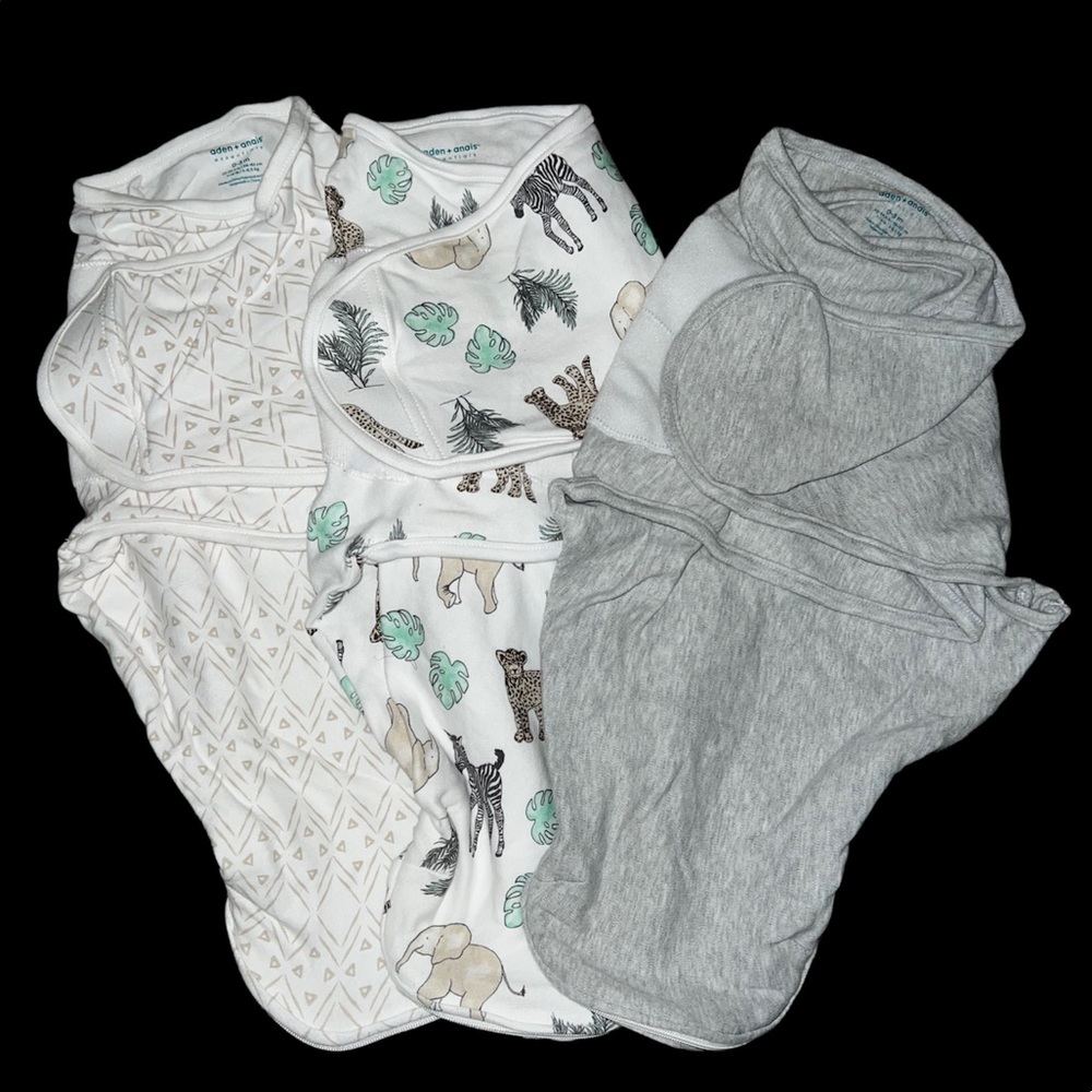 Newborn Swaddle Set of 3